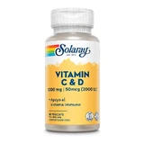 Solaray Vitamin C 1000 mg + Vitamin D 2000Ui 60 capsules