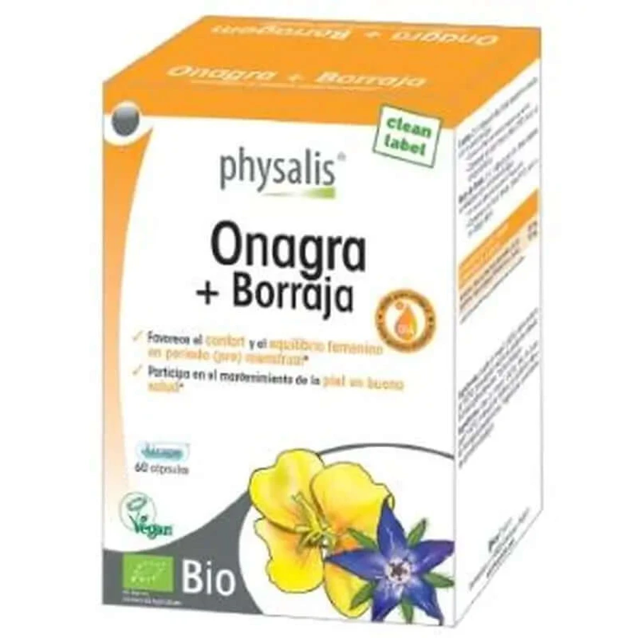 Physalis Teunisbloem + Borage 60Licaps. Bio