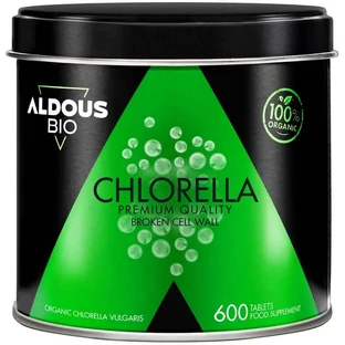 Aldous Bio Chlorella Organic Premium, 500 units