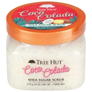 Złuszczający peeling cukrowy Tree Hut, Coconut Colada, 510 g