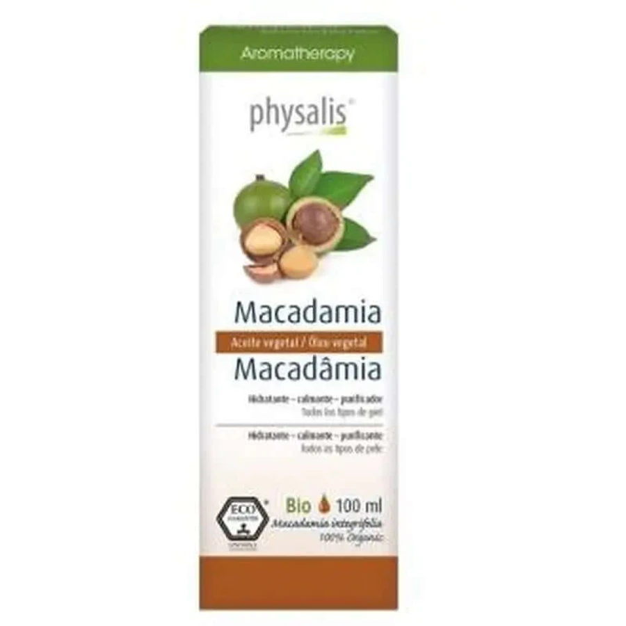 Physalis Macadamia Vegetable Oil 100 ml. Bio: ceny i cechy