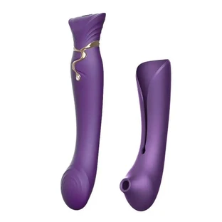 Zalo Queen Set Pulse Wave Clit Stim Purple