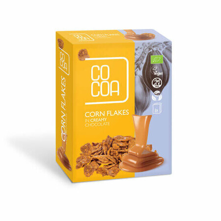 Fulgi de porumb cu ciocolata cremoasa, 2x100 g, Cocoa