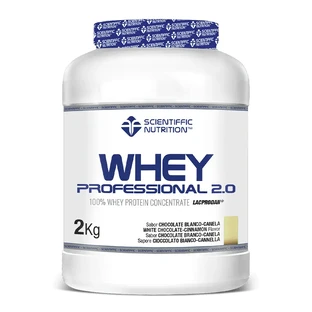 Scientiffic Nutrition Whey Professional 2.0 Choco White Cinnamon, 2 kg