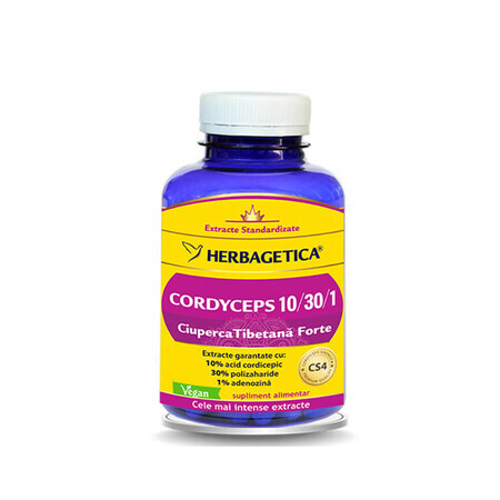 Cordyceps Forte, 120 Kapseln, Herbagetica