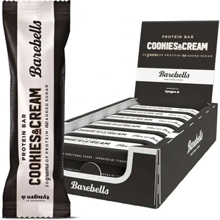 Confezione Barebells Cookies & Cream, 12 pezzi x 55 grammi