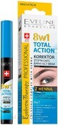 Augenbrauenabdeckstift mit Henna 8 in 1 Total Action, 10 ml, Eveline Cosmetics