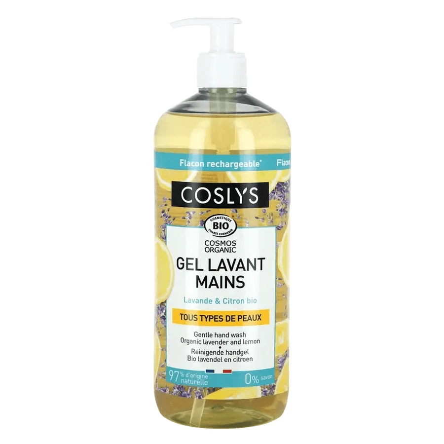 Coslys Sapone liquido per mani al limone Bio, 350 ml