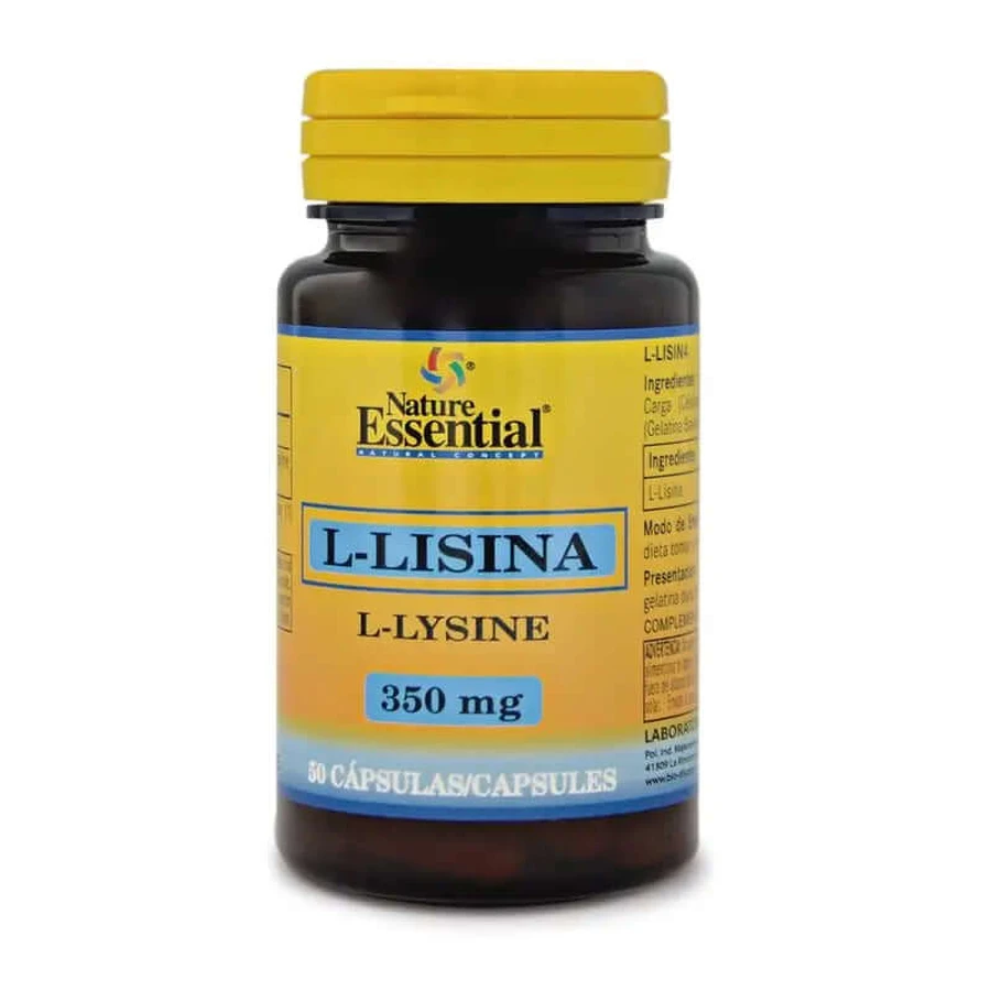 Nature Essential L-Lysine , 50 capsules