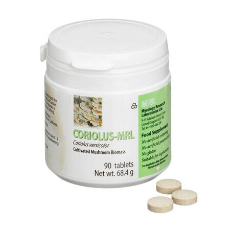 Coriolus MRL, 90 tablete, Mycology Research Laboratoires LO LI