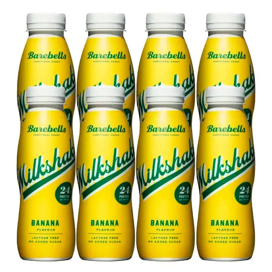 Barebells Milkshake Banana, Pack 8 x 330 ml