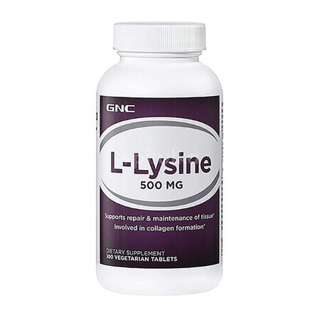 L-Lysin 500 mg, 100 Tabletten, GNC