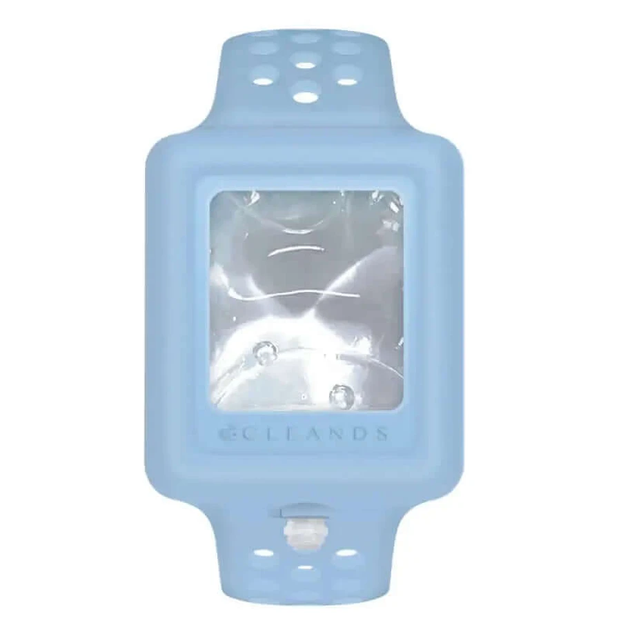 Bracelet de gel hydroalcoolique bleu