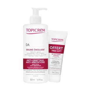 Pachet topicrem Da Emollient Balm 500 Ml + Da Superfatting Gel 75 Ml