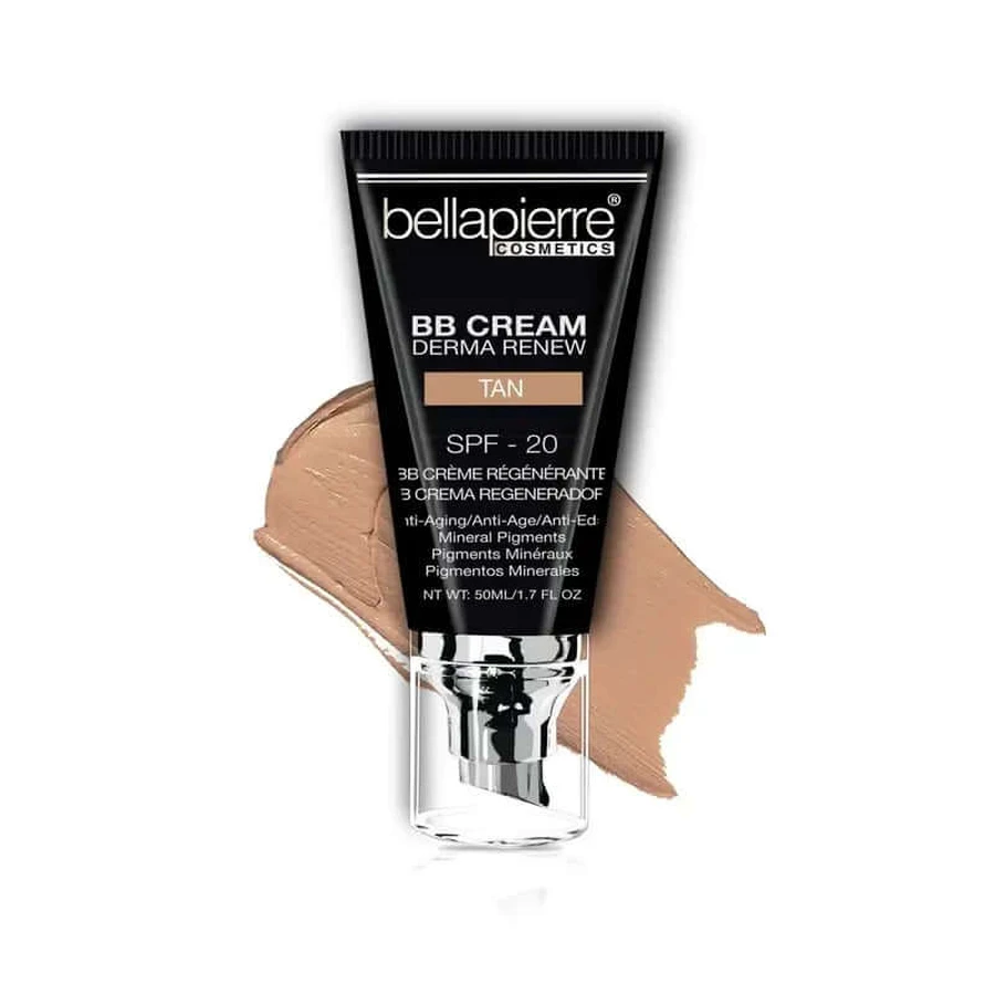 Bellapierre Cosmetics Makeup Derma Renew Bb Cream - Tan , 50 ml