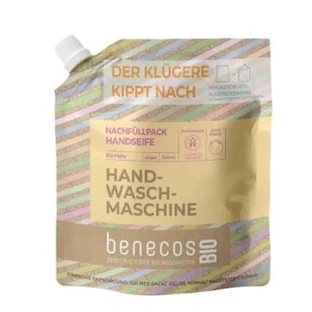 Benecos Reîncărcare săpun de mâini cu fulgi de ovăz 500Ml. Bio Vegan