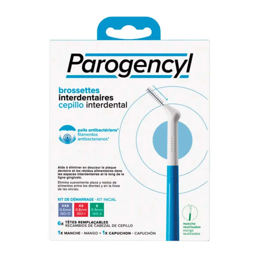 Parogencyl Samurai Set Interdentale ragers handvat + 2 vullingen