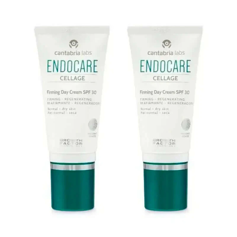 ENDOCARE Cellage Ujędrniający krem na dzień SPF 30, opakowanie 2 x 50 ml: ceny i cechy