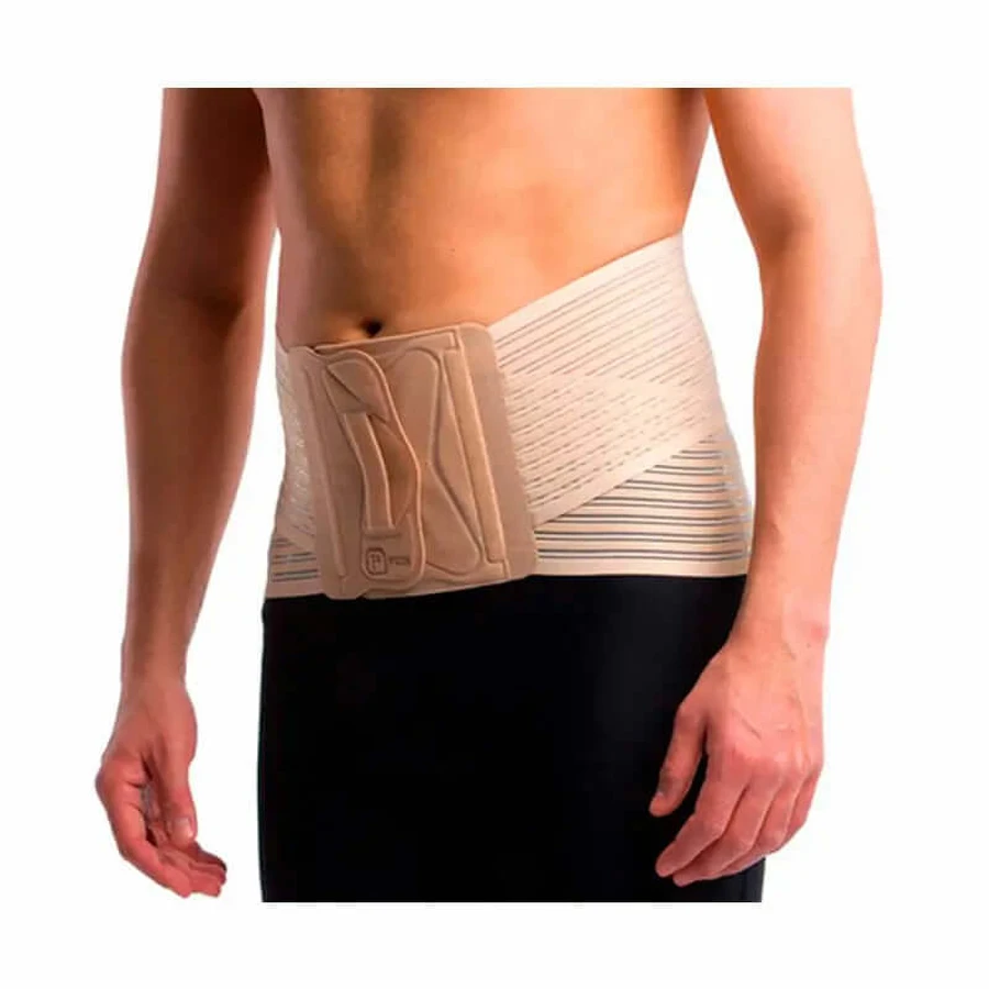 Primspine Care Lumbosacral Girdle Semirigid Lumbar Crossover Beige S
