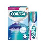 Paket Brausetabletten Formula Bio, 30 Tabletten + Neutro Ultra Fixation Gebiss-Haftcreme, 40 g, Corega