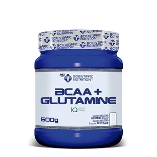 Scientiffic Nutrition Bcaa+Glutamine Neutral, 500 g