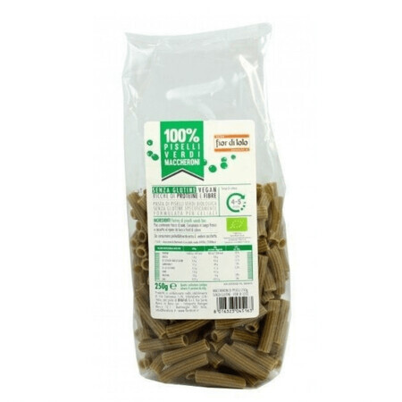 Paste maccheroni din mazare fara gluten, 250 g, Fior di Loto