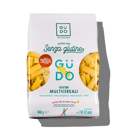 Paste multicereale rigatoni fara gluten, 400 g, Gudo