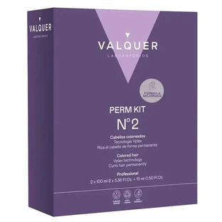 Valquer Professional Perming Kit - Nr. 2 (păr vopsit) , 210 ml