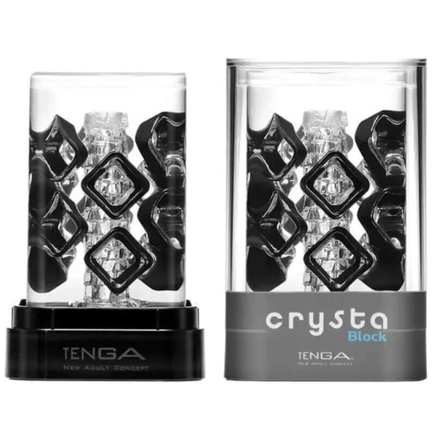 Tenga Crysta Male Masturbator Block