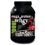 Nutrisport Mega Protein 5 Whey Strawberry 1,8Kg