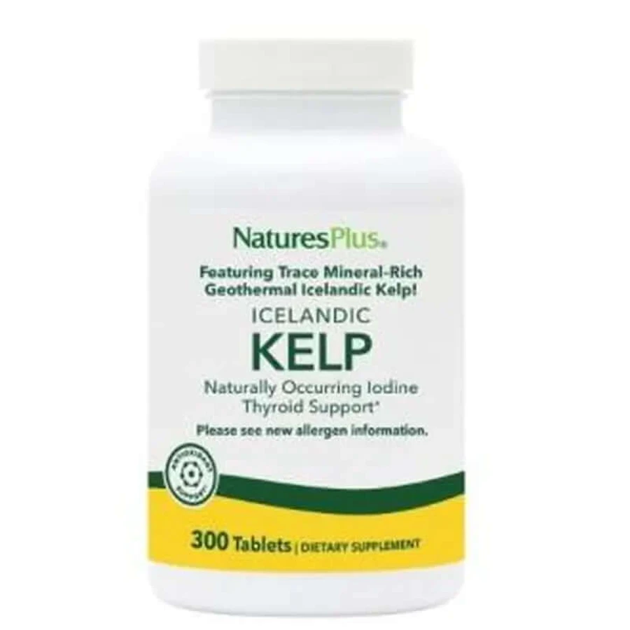 Natures Plus Kelp (Iodine), 300 Tablets