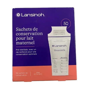 Lansinoh Muttermilch-Aufbewahrungsbeutel, 50 Stück.