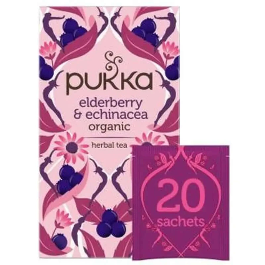 Pukka Elderberry-Echinacea-Flower Elderberry Infusion 20User Bio