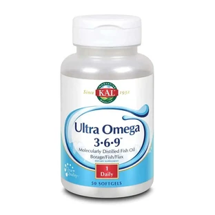 Kal Ultra Omega 3 6 9, 50 Parels