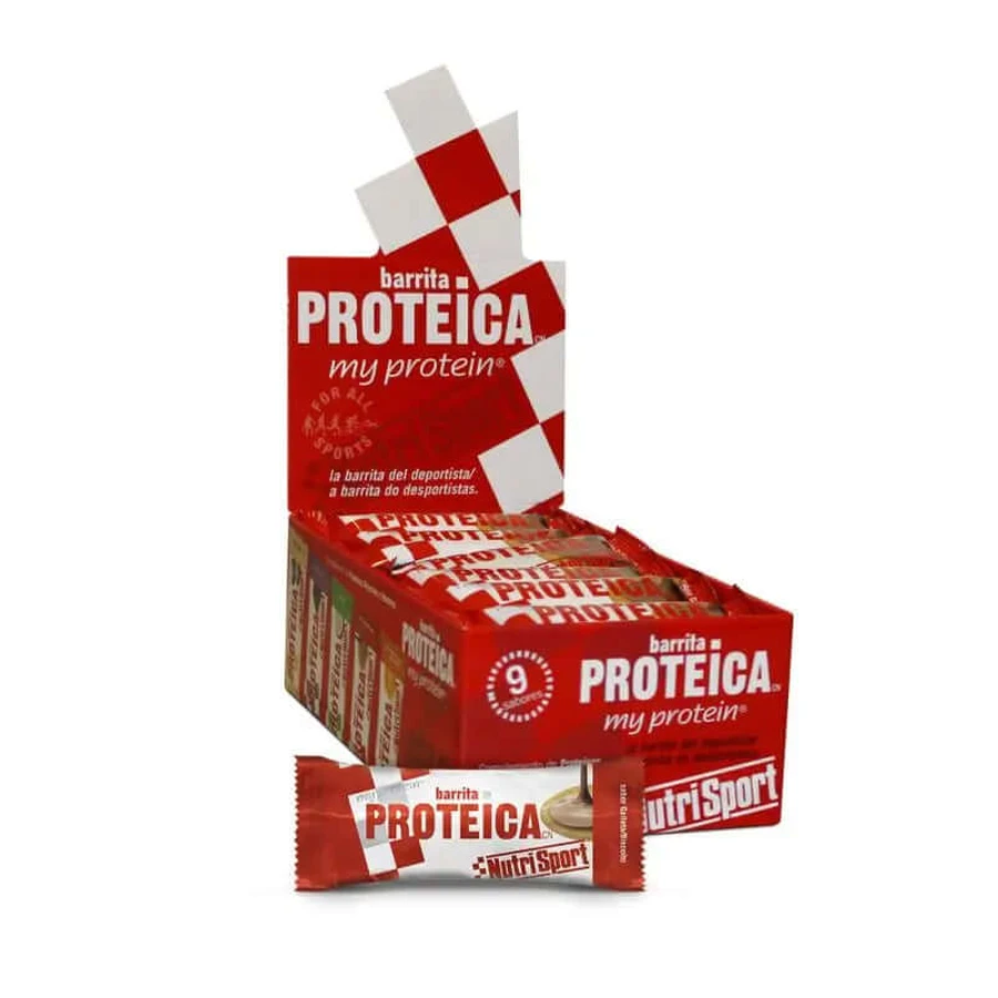Nutrisport Vanille-Keks-Protein-Box, 24 Riegel
