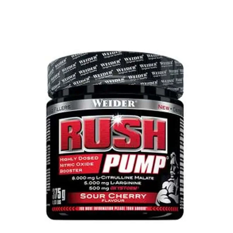 Weider Rush Pomp Zure Kers 375Gr