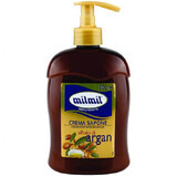 Sapun crema cu ulei de argan, 500 ml, Milmil