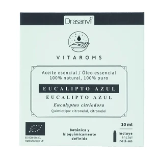 Drasanvi Vitaroms Essential Oil Blue Eucalyptus Bio , 10 ml