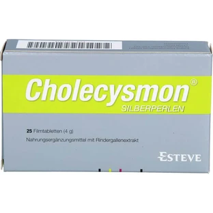 CHOLECYSMON cuentas de plata 25 uds.