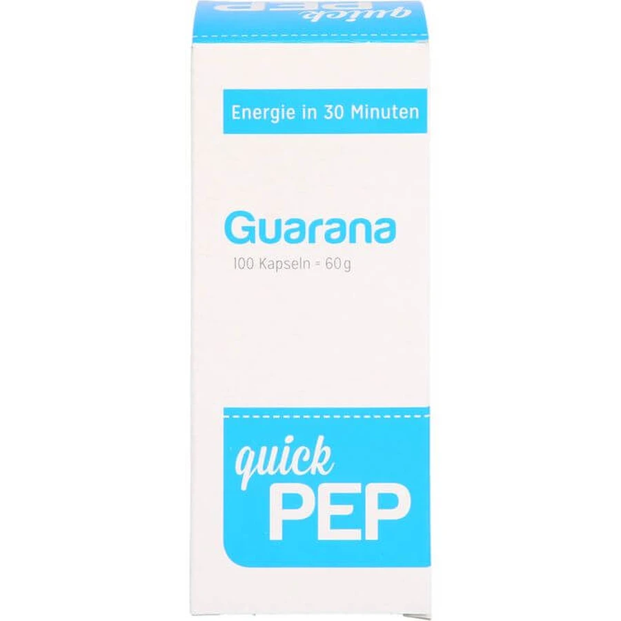 QUICKPEP Guarana Capsules 100 Capsules