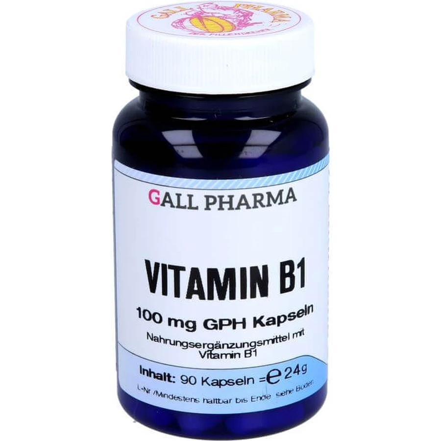VITAMIN B1 100 mg GPH Capsules 90 Capsules