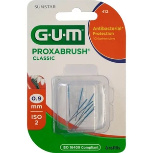 GUM PROXABRUSH CLASSIC replacement brushes 0.9 mm 8 pcs.