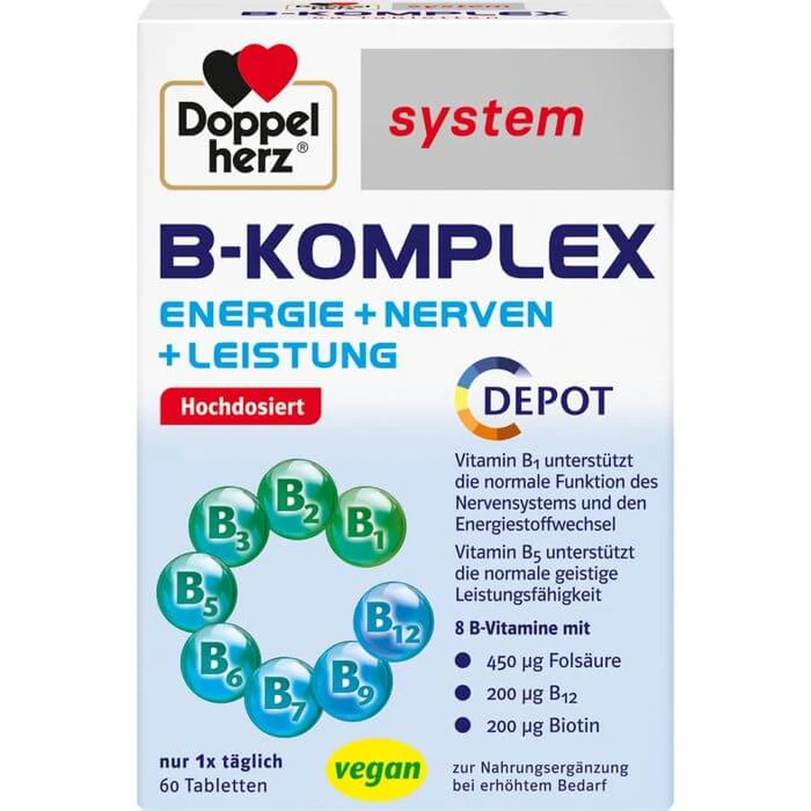 DOPPELHERZ B-Komplex system Tabletten 60 St.