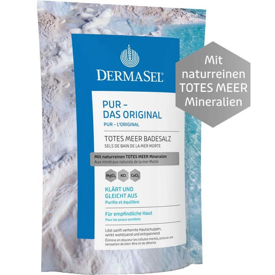 DERMASEL Săruri de baie din Marea Moartă Pure 500 g