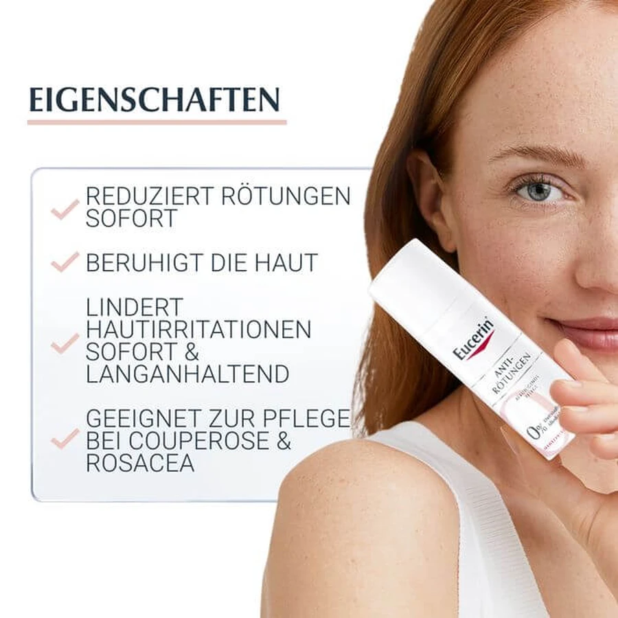 EUCERIN SEH Pielęgnacja łagodząca przeciw zaczerwienieniom 50 ml: ceny i cechy