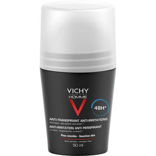 VICHY HOMME Deodorant roll-on pentru piele sensibilă 50 ml