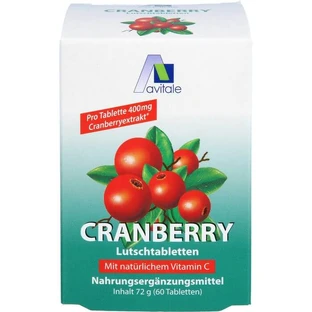 CRANBERRY LUTSCHTABLETTEN 60 buc.