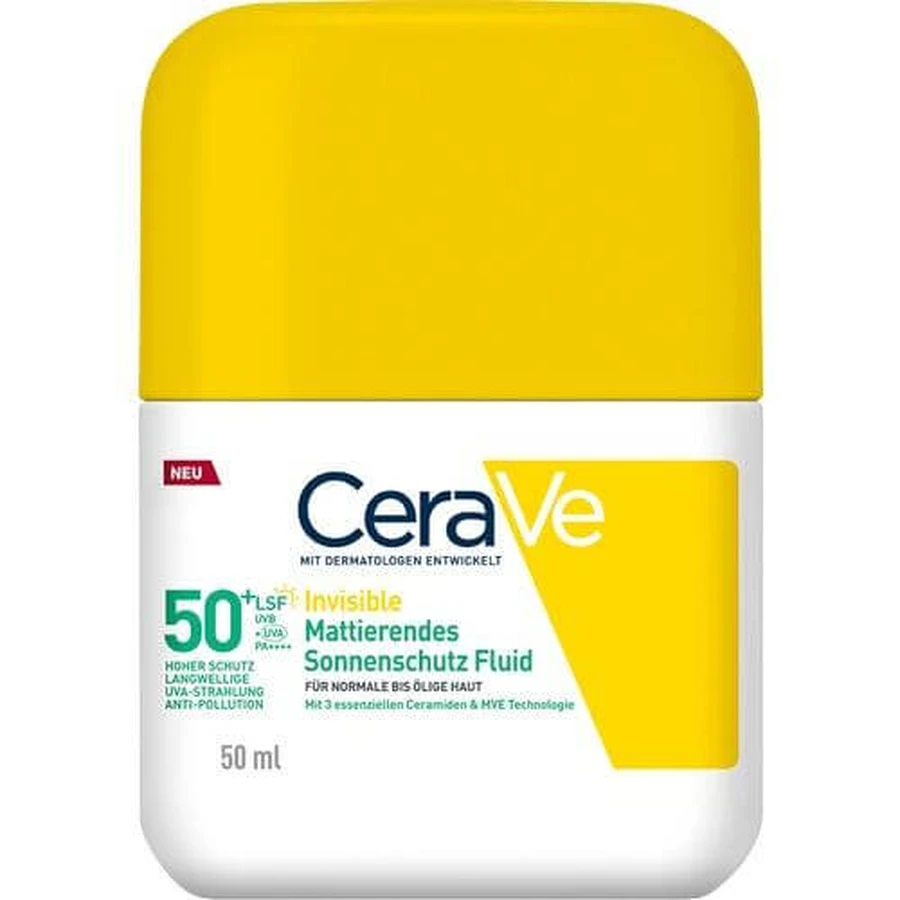 CERAVE Sun Protection Fluid Invisi.matt.SPF 50+ 50 ml