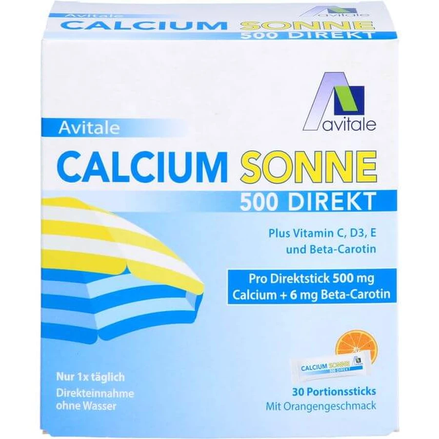 CALCIUM SONNE 500 Direct Portion Sticks 30 St.