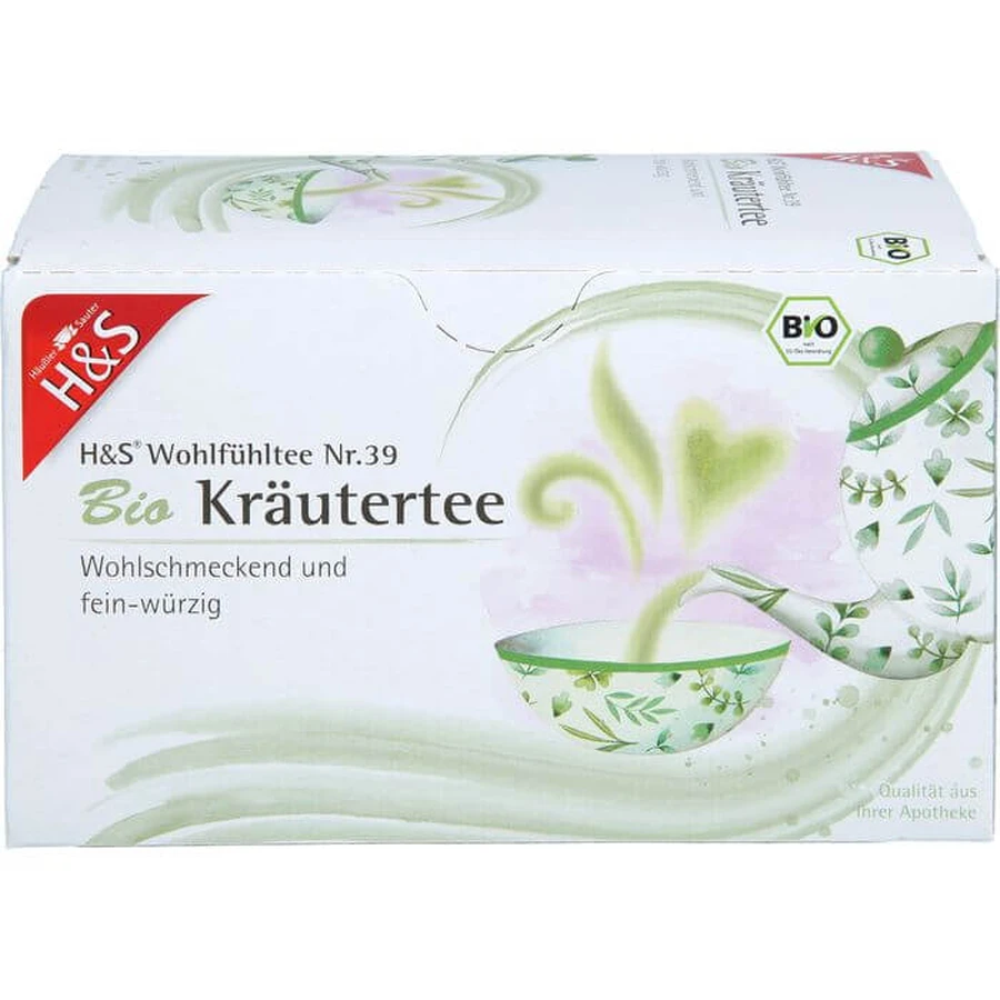 H&S Té de Hierbas Ecológico Filtro Bolsa 30 g